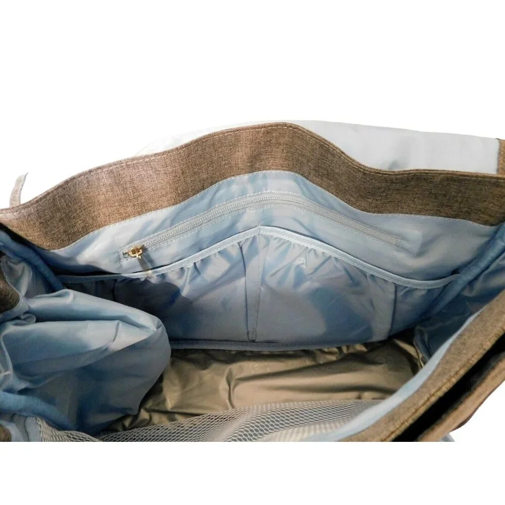 Columbia Departure Point Messenger Traveling Gray Diaper Bag Insulated Crossbody